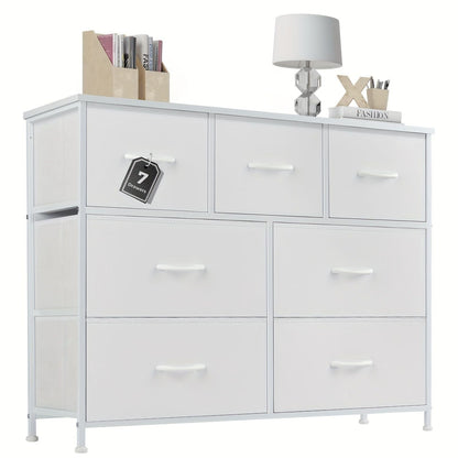 Dresser for bedroom 7 storage Spaces, assembled wardrobe lockers, bedroom furniture lockers - Renee Lane Company