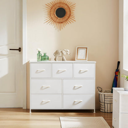 Dresser for bedroom 7 storage Spaces, assembled wardrobe lockers, bedroom furniture lockers - Renee Lane Company