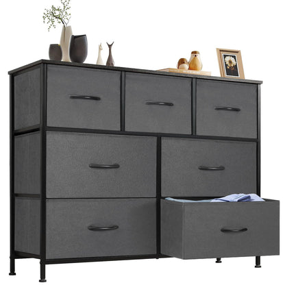 Dresser for bedroom 7 storage Spaces, assembled wardrobe lockers, bedroom furniture lockers - Renee Lane Company