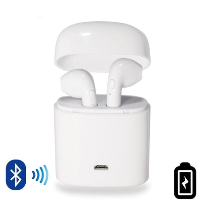 Dual Chamber Wireless Bluetooth Earphones With Charging Box - Renee Lane Company