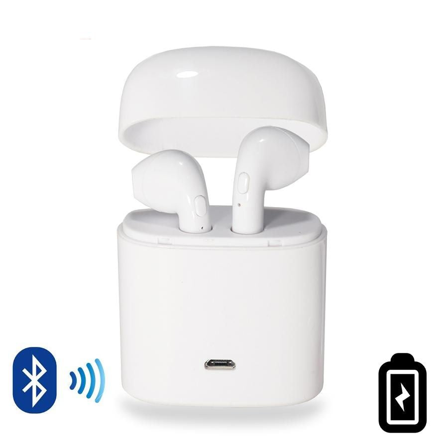 Dual Chamber Wireless Bluetooth Earphones With Charging Box - Renee Lane Company