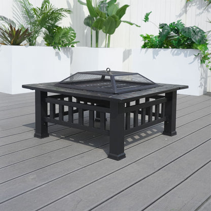 Durable Outdoor Fire Pit Table for Wood Burning with Accessories - Renee Lane Company