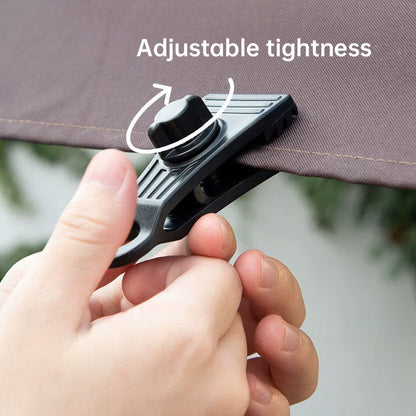 10-Piece Tarp Locking Clips: Waterproof High-Strength Fasteners for Pool Covers, Tent, Awning, and Camping Use