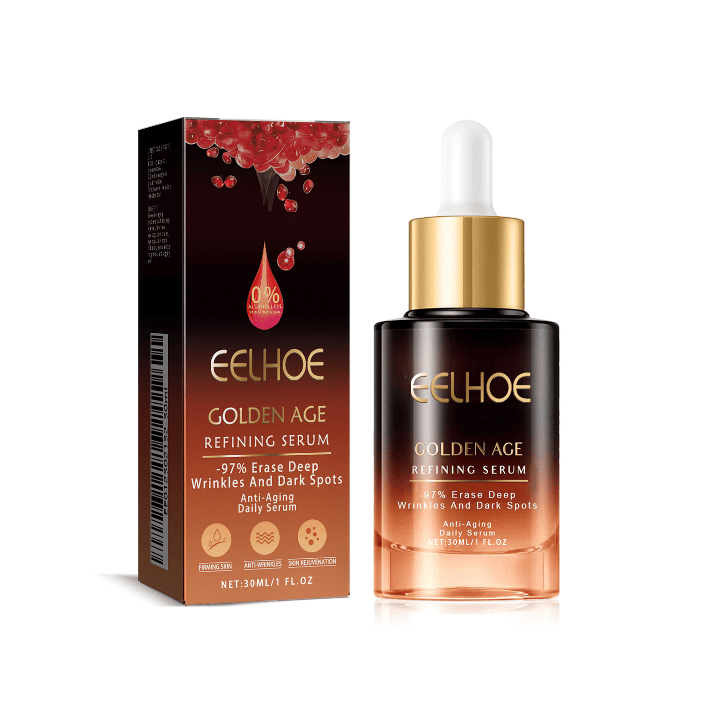 EELHOE Golden Age Essence Lightening Fine Lines, Firming Skin, Hydrating And Moisturizing Face Essence - Renee Lane Company