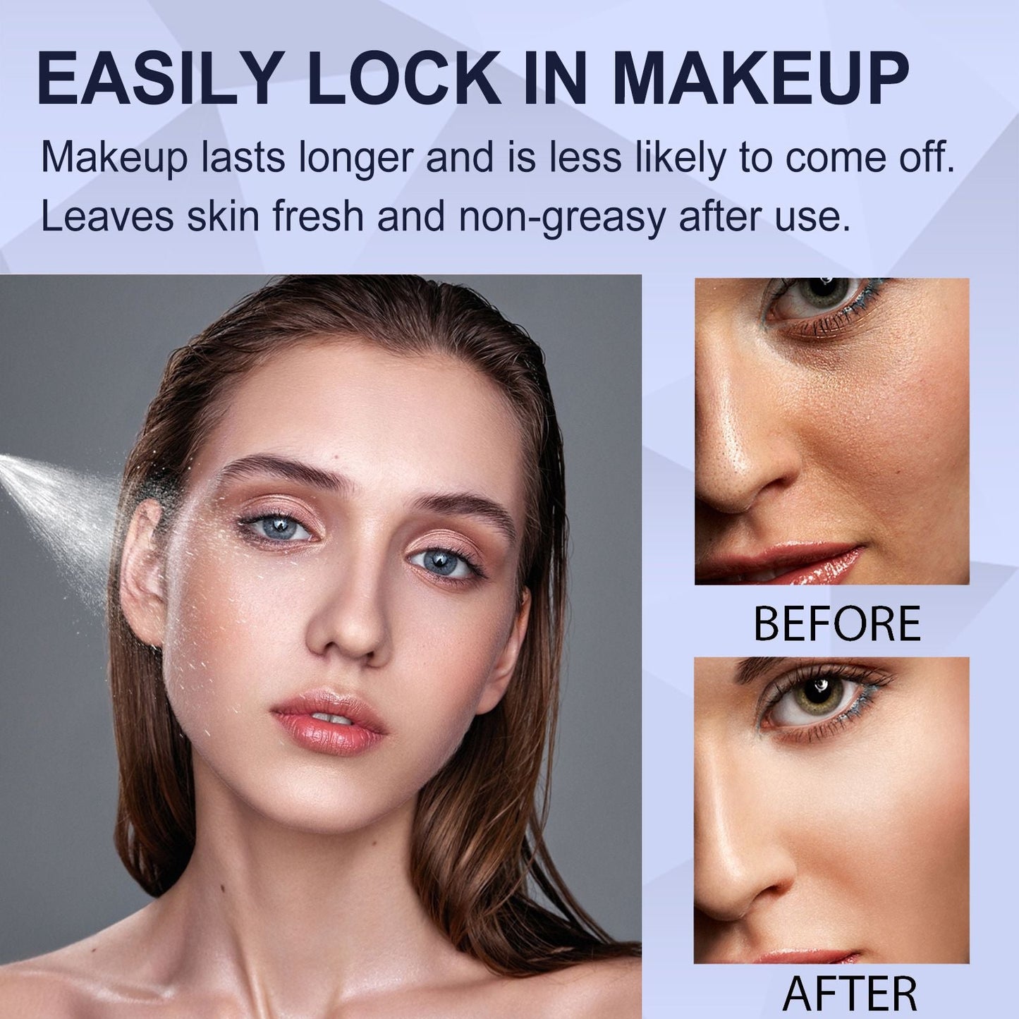 EELHOE Ultra Setting Vaporizer, Light Water Embellish Waterproof And Sweat Is Not Easy To Take Off Makeup Dizzy Makeup Oil Control Fresh Makeup Spray - Renee Lane Company