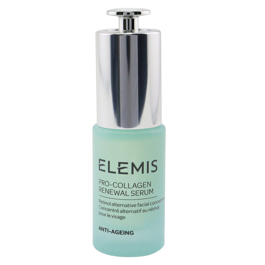 Turquoise serum bottle with chrome pump top