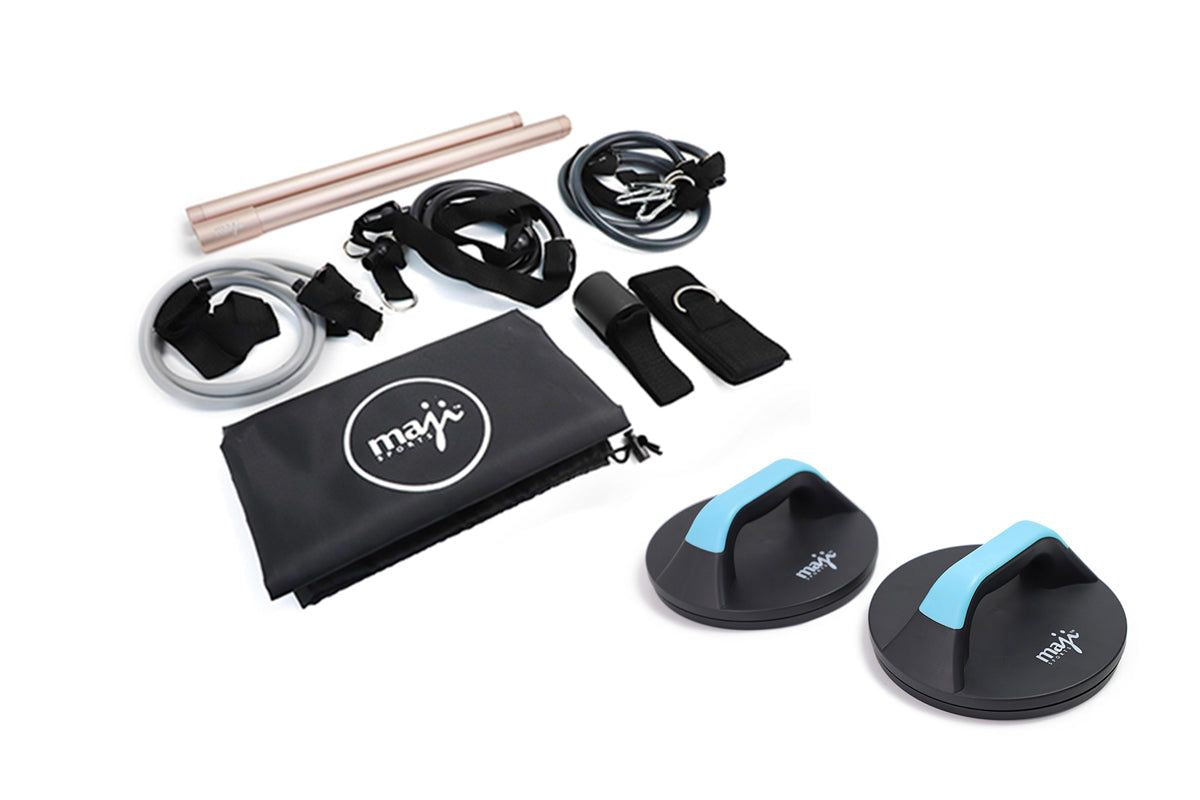 EXERCISE BAR & PUSH-UP BAR BUNDLE - Renee Lane Company