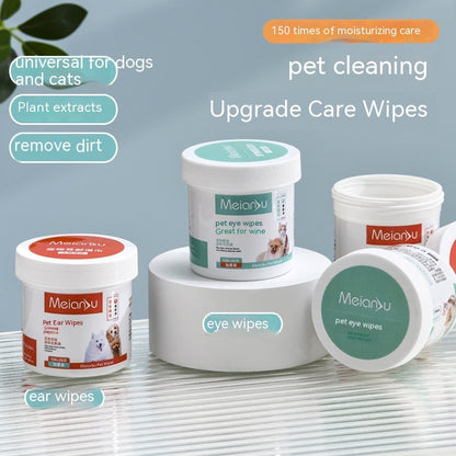 Ear Cleaning Eyes Cleaning Tear-removing Cleaning Wipes For Pets - Renee Lane Company