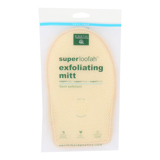 Earth Therapeutics Loofah - Super - Exfoliating - Bath Mitt - 1 Count - Renee Lane Company