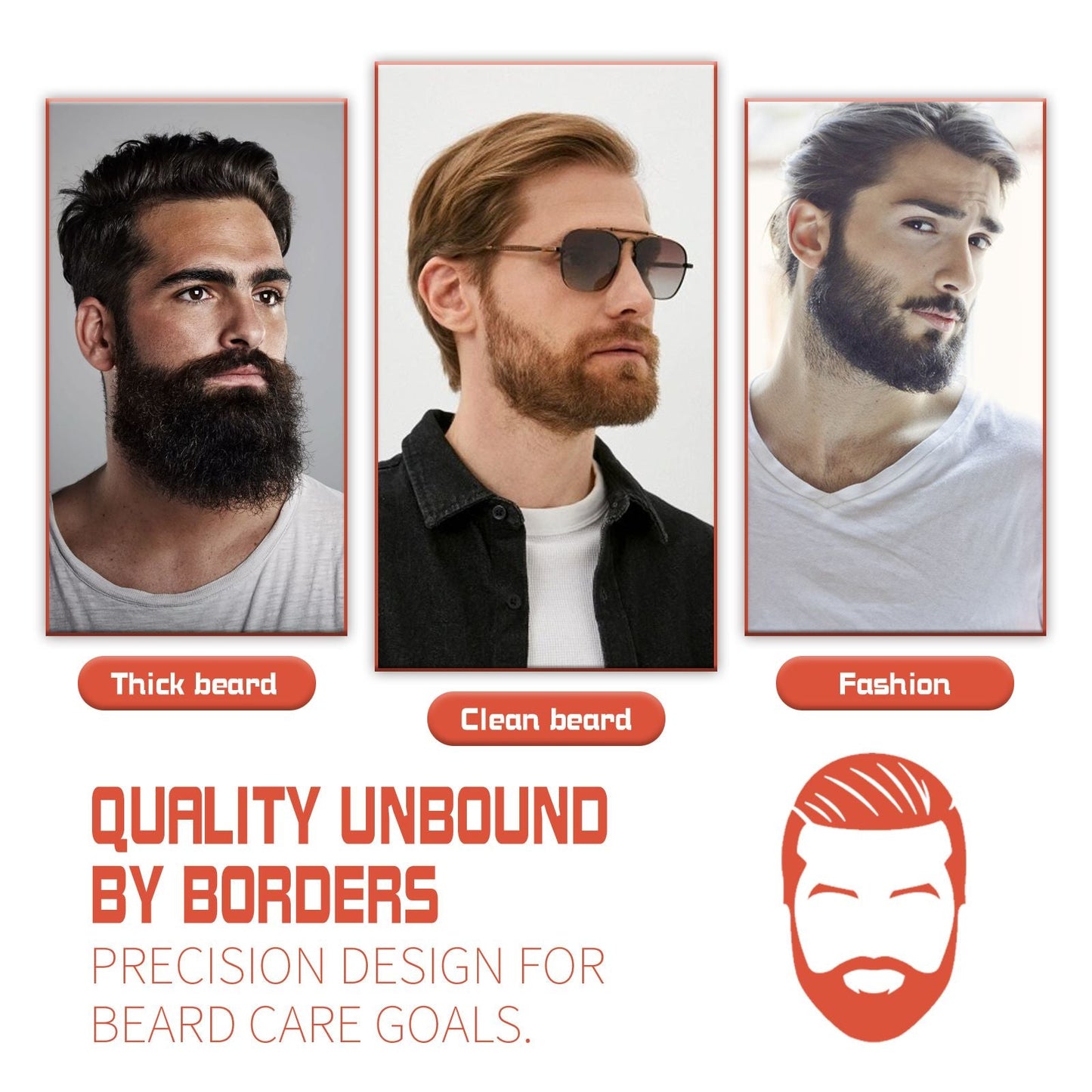 East Moon Beard Bushy Roller, Strong Root Moistens Soft Light For Men Nourishing Bushy Growing Beard Comb - Renee Lane Company