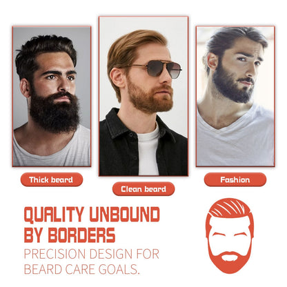 East Moon Beard Bushy Roller, Strong Root Moistens Soft Light For Men Nourishing Bushy Growing Beard Comb - Renee Lane Company
