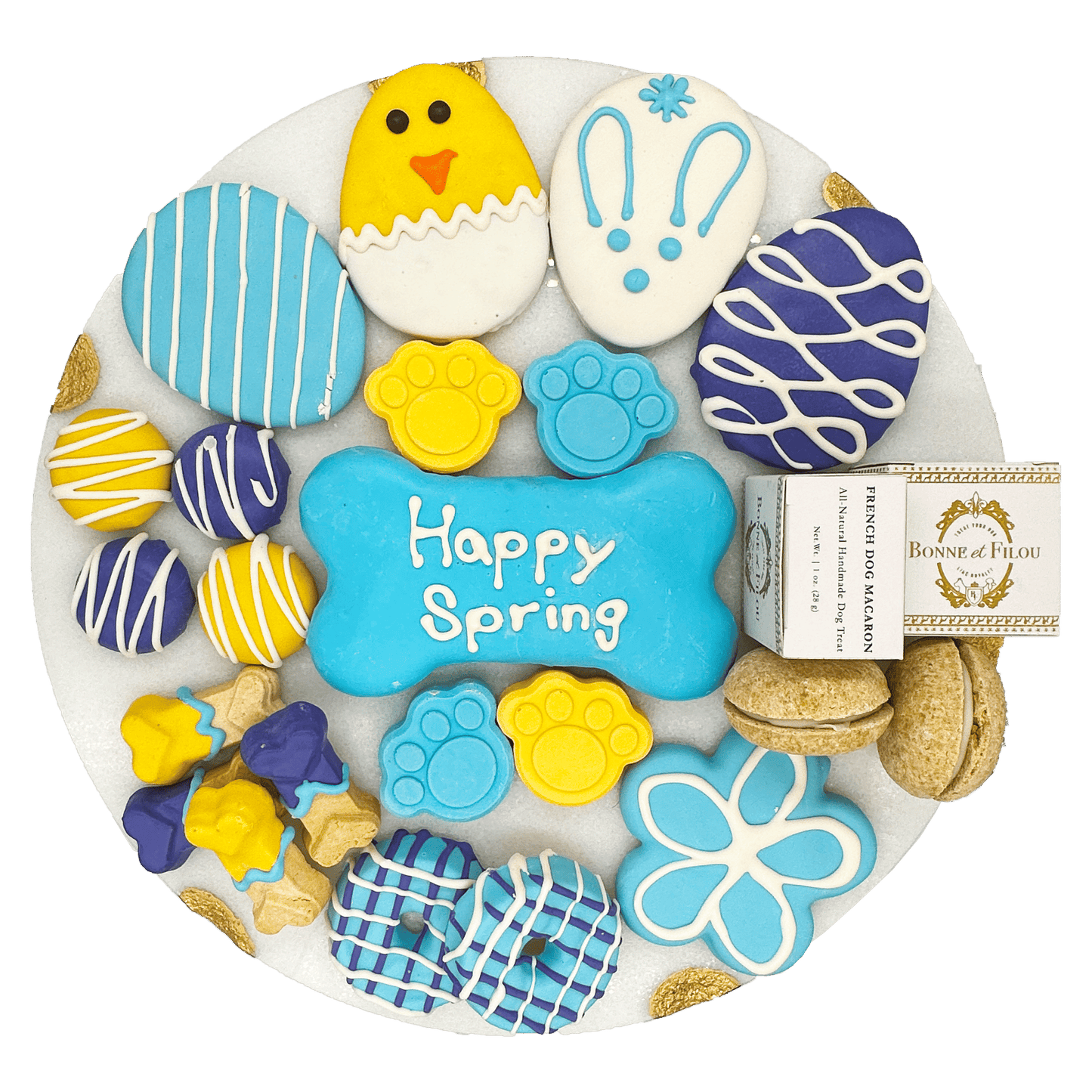Easter-Spring Themed Dog Treats Gift Box - Renee Lane Company