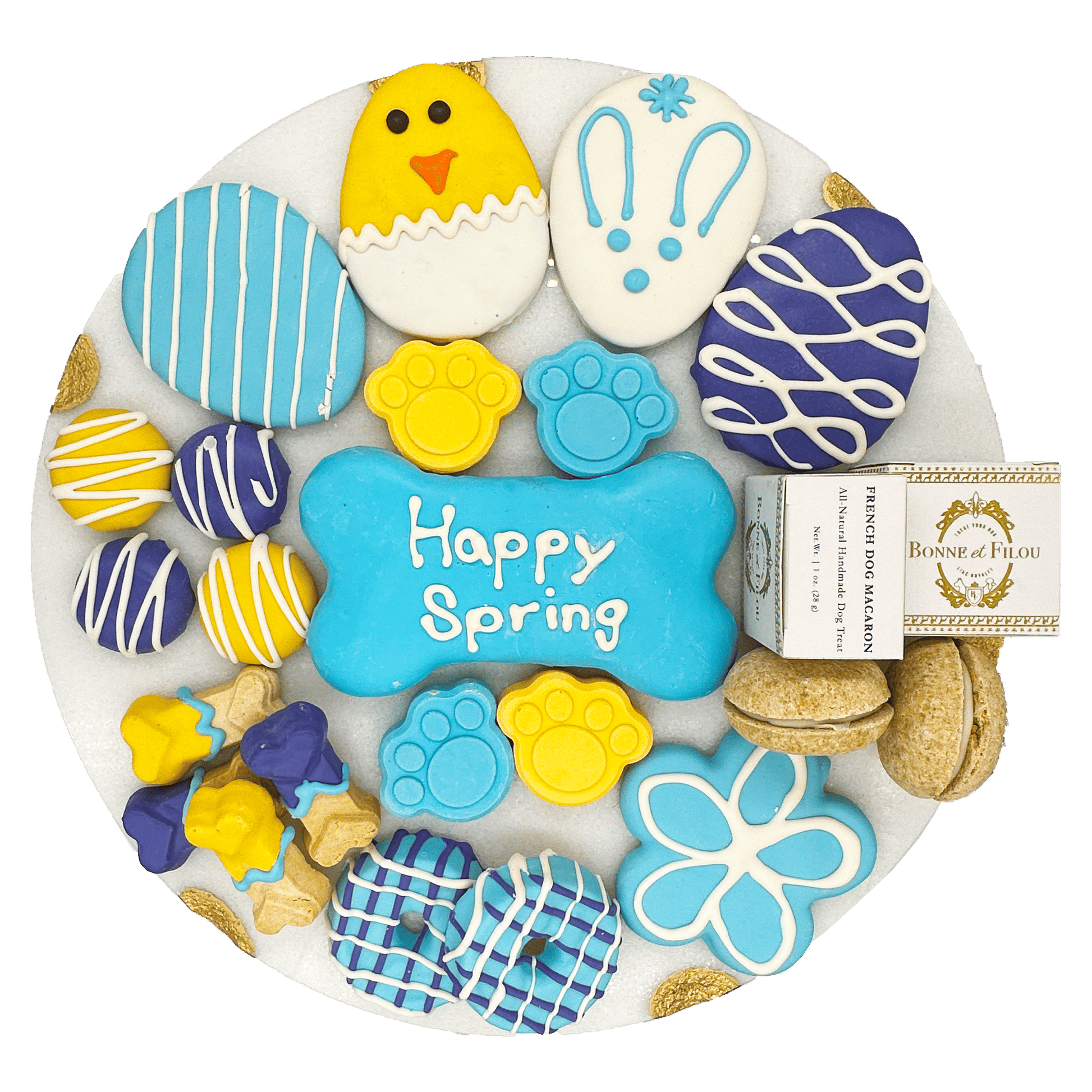 Easter-Spring Themed Dog Treats Gift Box - Renee Lane Company