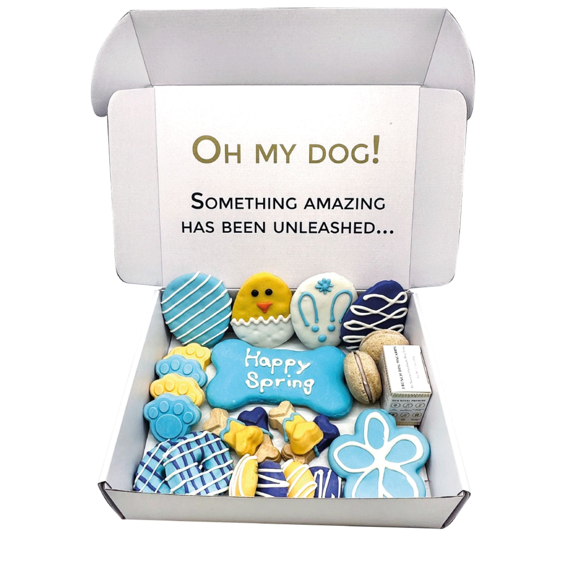 Easter-Spring Themed Dog Treats Gift Box - Renee Lane Company