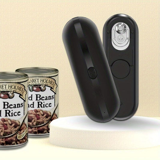 Electric Can Opener, Labor-Saving Kitchen Tool Creative Canning Knife Automatic Cap Screwer Bottle Opener Multifunctional Cap Opener - Renee Lane Company