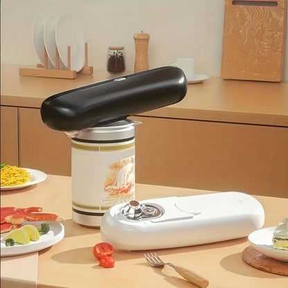 Electric Can Opener, Labor-Saving Kitchen Tool Creative Canning Knife Automatic Cap Screwer Bottle Opener Multifunctional Cap Opener - Renee Lane Company