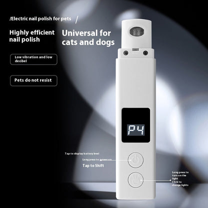 Electric Charging With Dust Cover With Light Pets Nail Piercing Device Pet Products - Renee Lane Company
