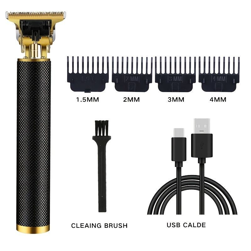 Electric Hair Clipper Cordless Hair Trimmer Set For Hair Cutting; Professional Trimmer USB Rechargeable - Renee Lane Company