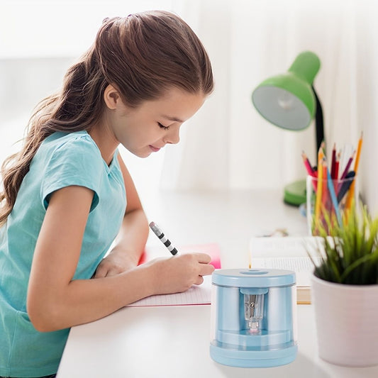 Electric Pencil Sharpener Artist Pencil Sharpener Automatic Classroom Electric Pencil Sharpener For 6-12mm Pencils Teacher (Batteries Not Included) - Renee Lane Company