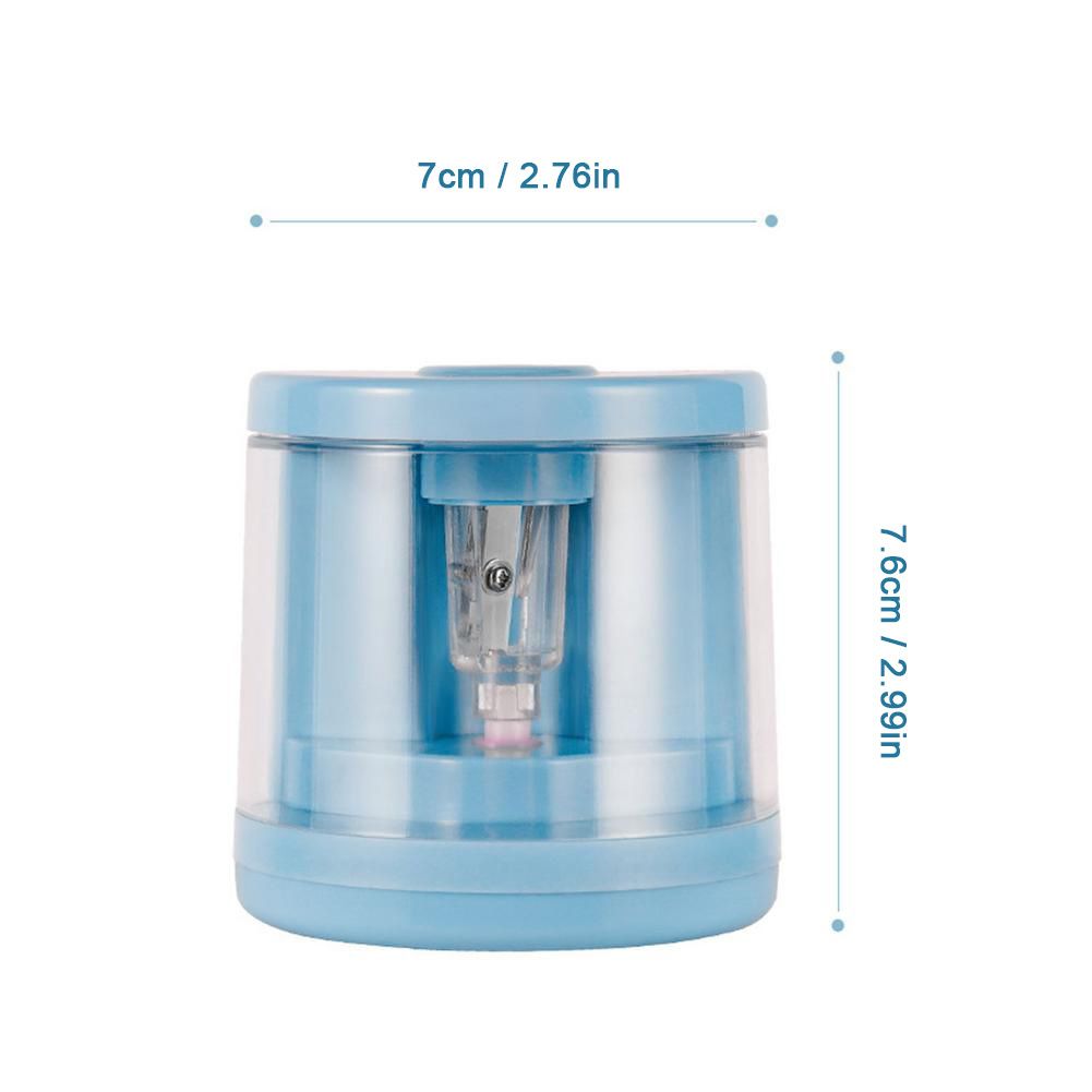 Electric Pencil Sharpener Artist Pencil Sharpener Automatic Classroom Electric Pencil Sharpener For 6-12mm Pencils Teacher (Batteries Not Included) - Renee Lane Company