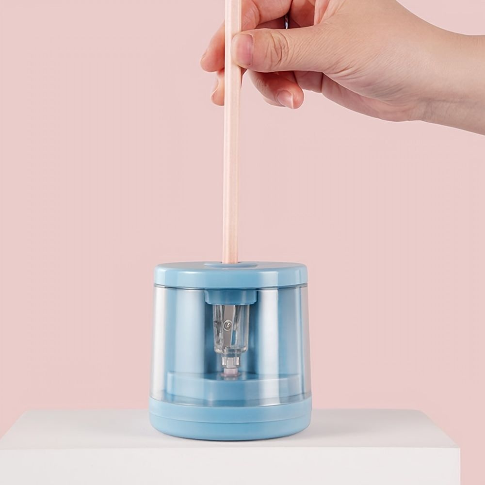 Electric Pencil Sharpener Artist Pencil Sharpener Automatic Classroom Electric Pencil Sharpener For 6-12mm Pencils Teacher (Batteries Not Included) - Renee Lane Company