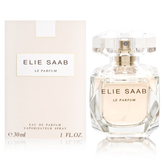 Elie Saab Le Parfum Eau de Parfum clear glass bottle with gold-toned cap