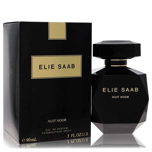 Elie Saab Nuit Noor eau de parfum bottle with black box