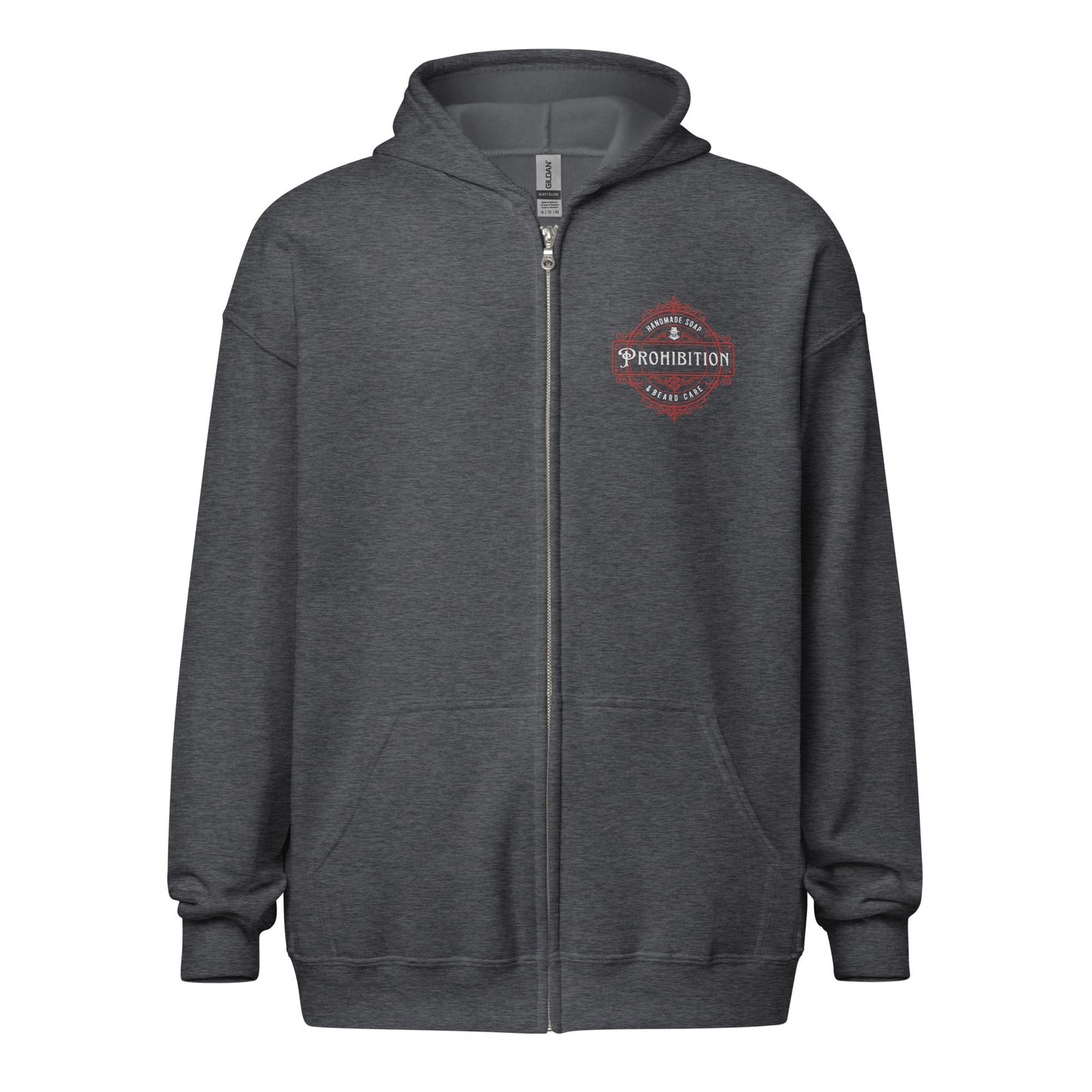 Embroidered Heavy Blend Zip Hoodie - Renee Lane Company