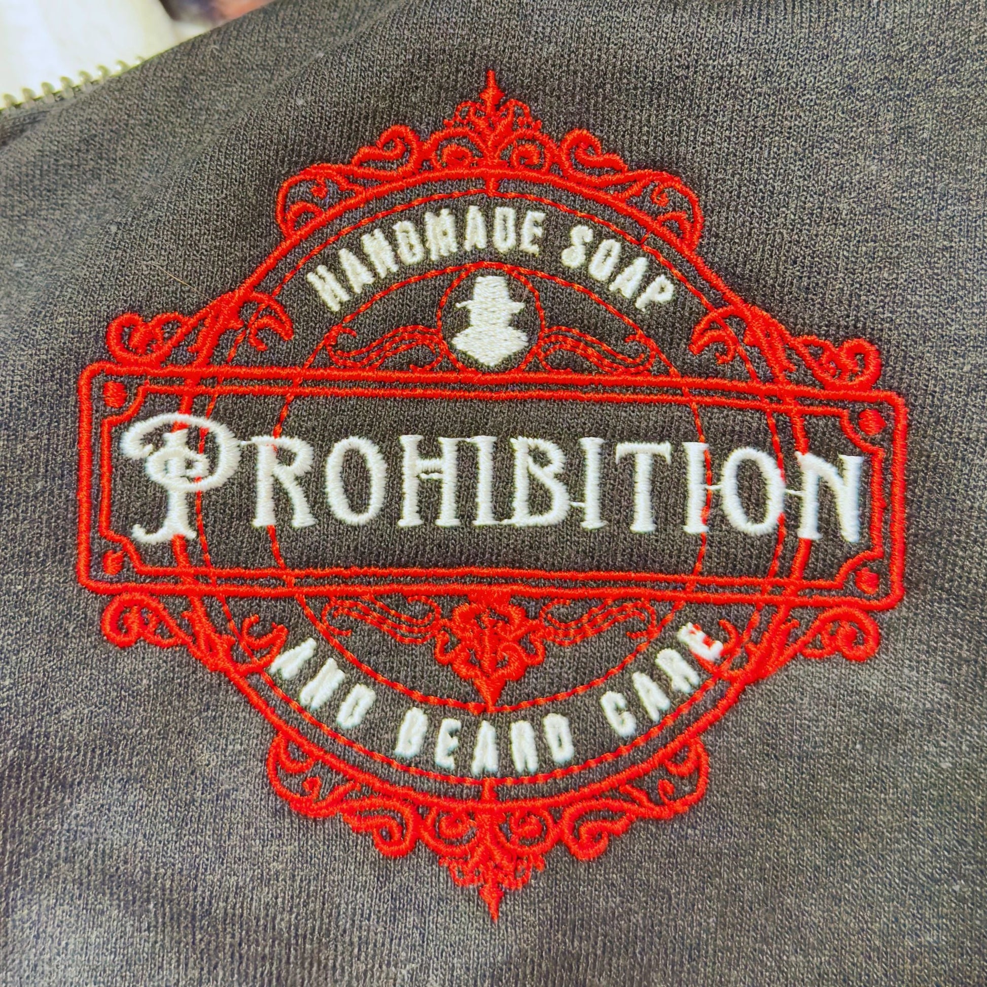 Embroidered Heavy Blend Zip Hoodie - Renee Lane Company