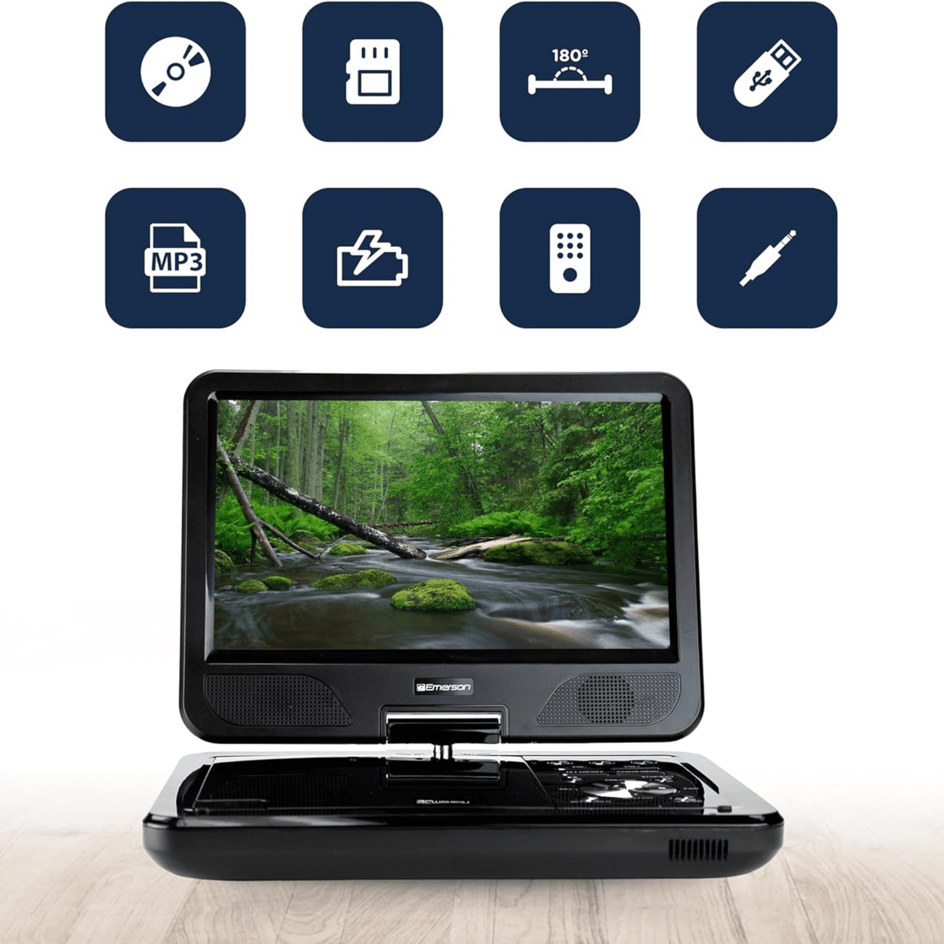 Emerson 10" DVD Player with ATSC Digital TV - Renee Lane Company