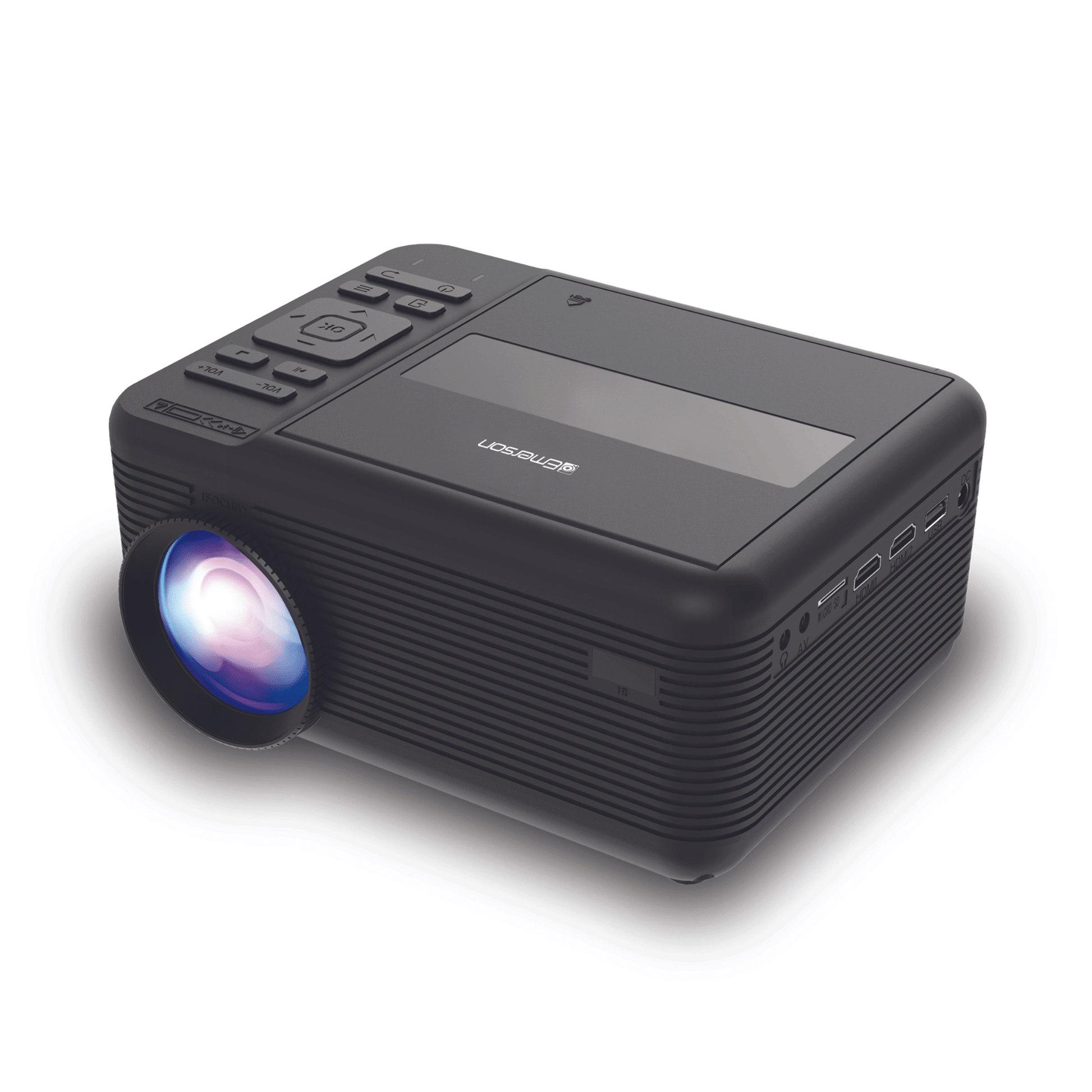 Emerson 150" Home Theater LCD Projector Combo with Built-In DVD Player - Renee Lane Company
