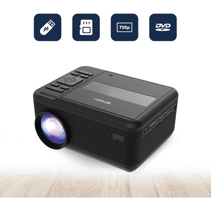 Emerson 150" Home Theater LCD Projector Combo with Built-In DVD Player - Renee Lane Company