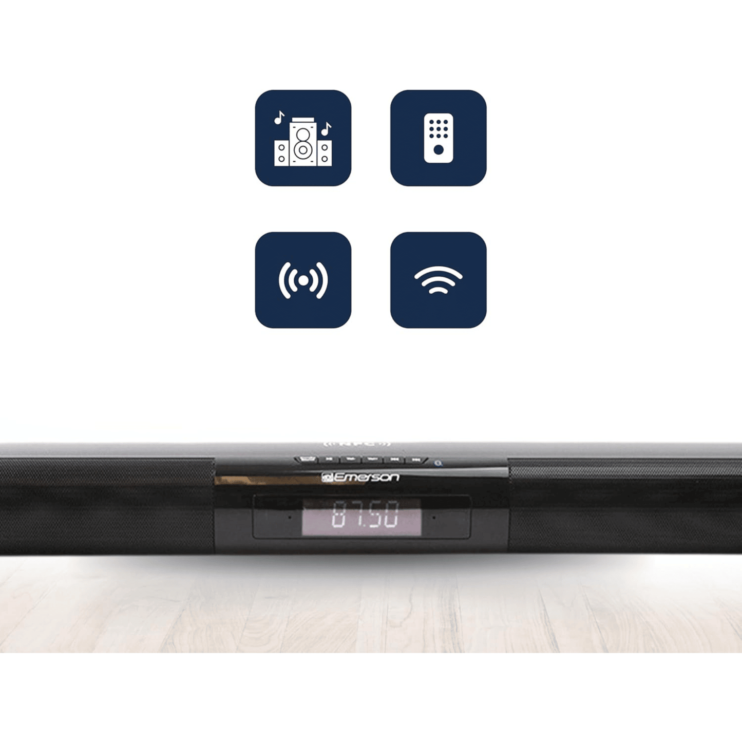 Emerson 42" Bluetooth Soundbar with Digital FM Radio and Remote Control - Renee Lane Company