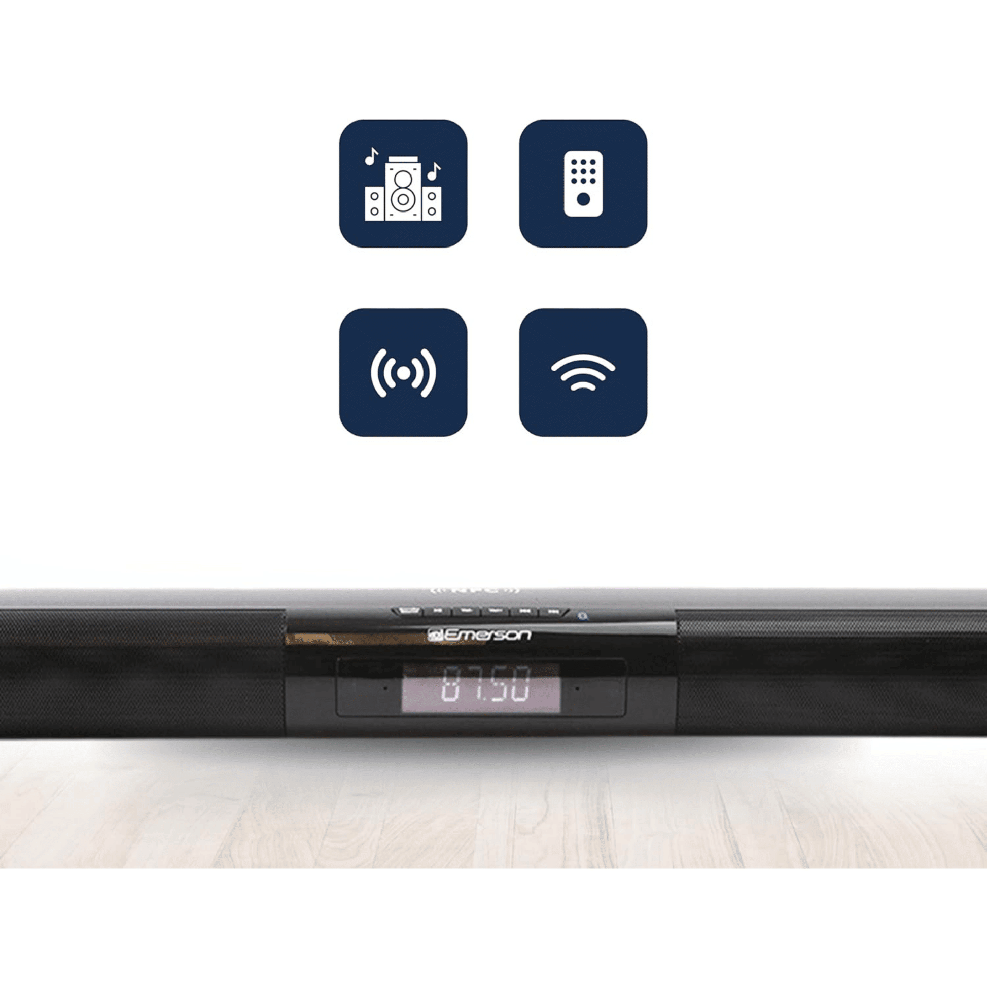Emerson 42" Bluetooth Soundbar with Digital FM Radio and Remote Control - Renee Lane Company