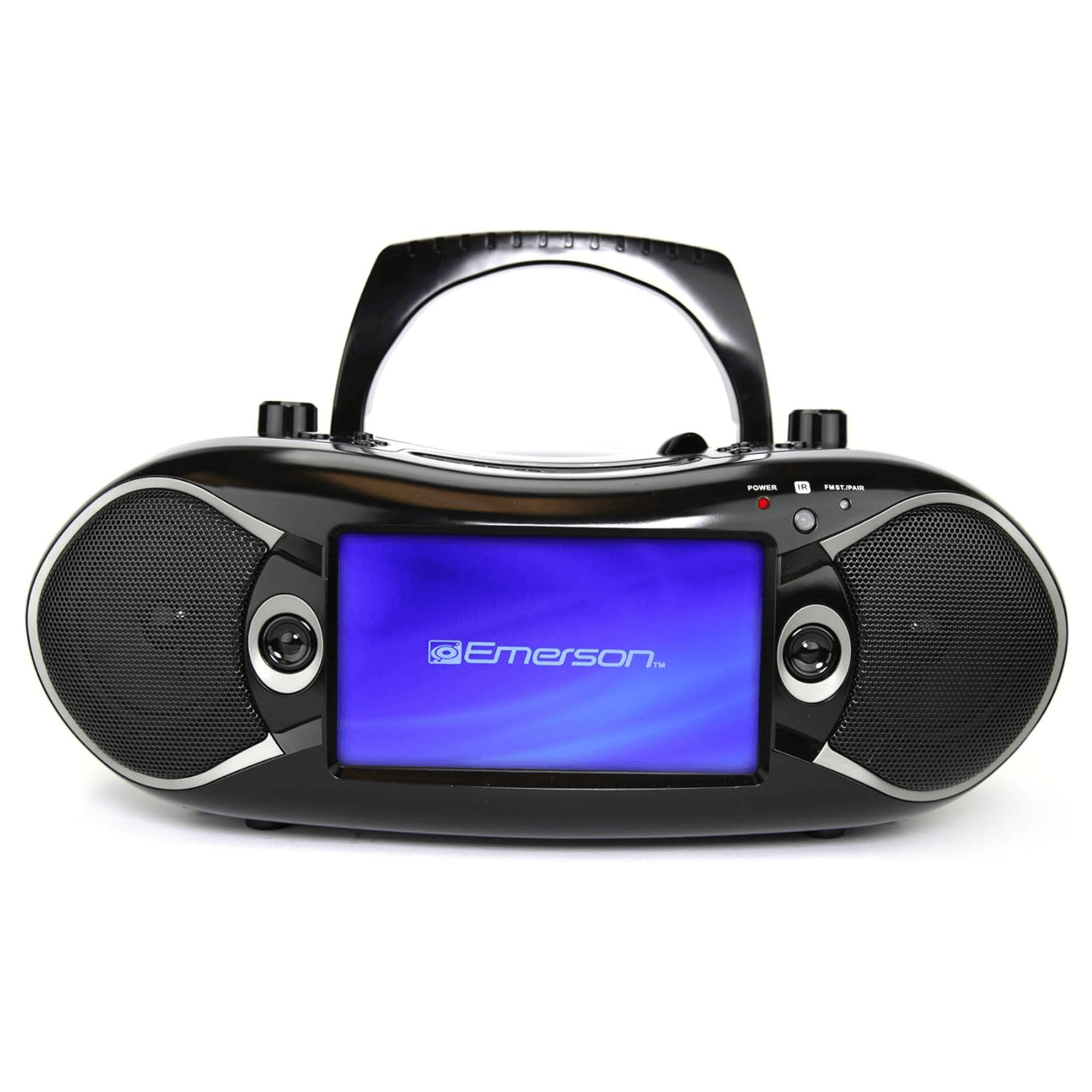Emerson 7" Bluetooth DVD Boombox with AMFM Radio & Stereo Speakers - Renee Lane Company
