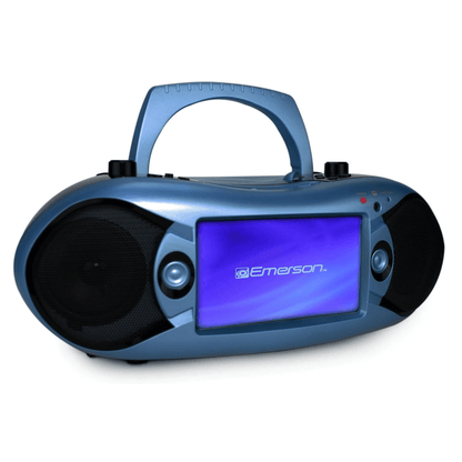 Emerson 7" Bluetooth DVD Boombox with AMFM Radio & Stereo Speakers - Renee Lane Company