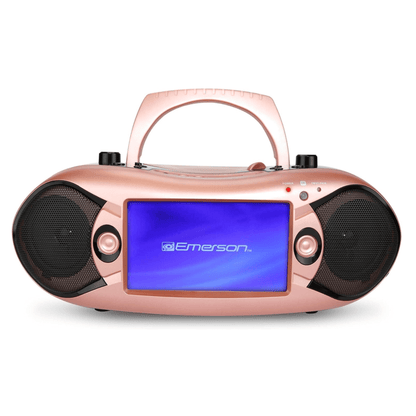 Emerson 7" Bluetooth DVD Boombox with AMFM Radio & Stereo Speakers - Renee Lane Company