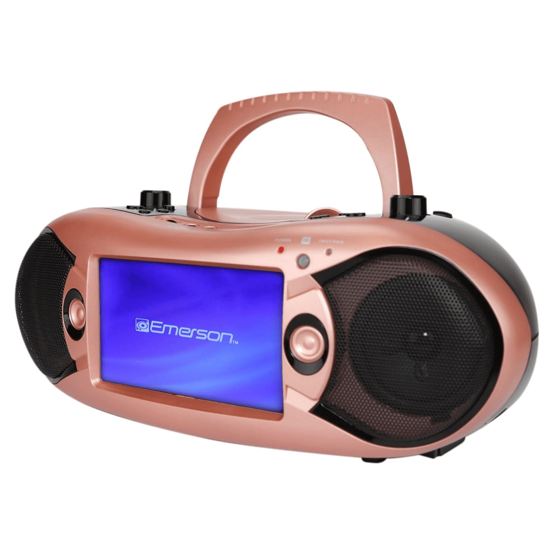 Emerson 7" Bluetooth DVD Boombox with AMFM Radio & Stereo Speakers - Renee Lane Company