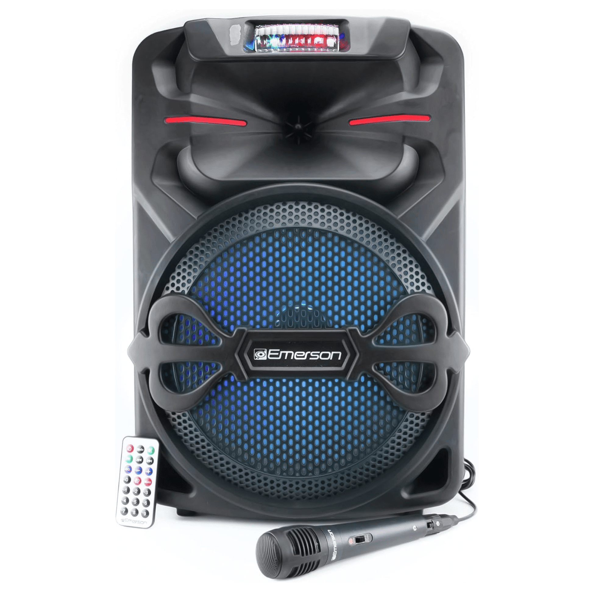 Emerson Portable 12" Bluetooth Party Speaker with Disco Lights - Renee Lane Company