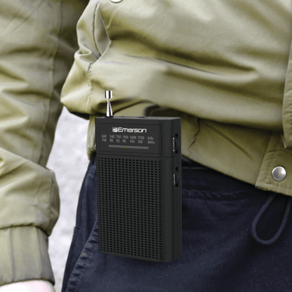 Emerson Portable AMFM Radio with Built-In Speaker - Renee Lane Company