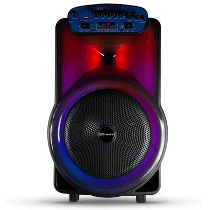 Emerson Portable Bluetooth 12" Party Speaker with Flame Lighting - Renee Lane Company