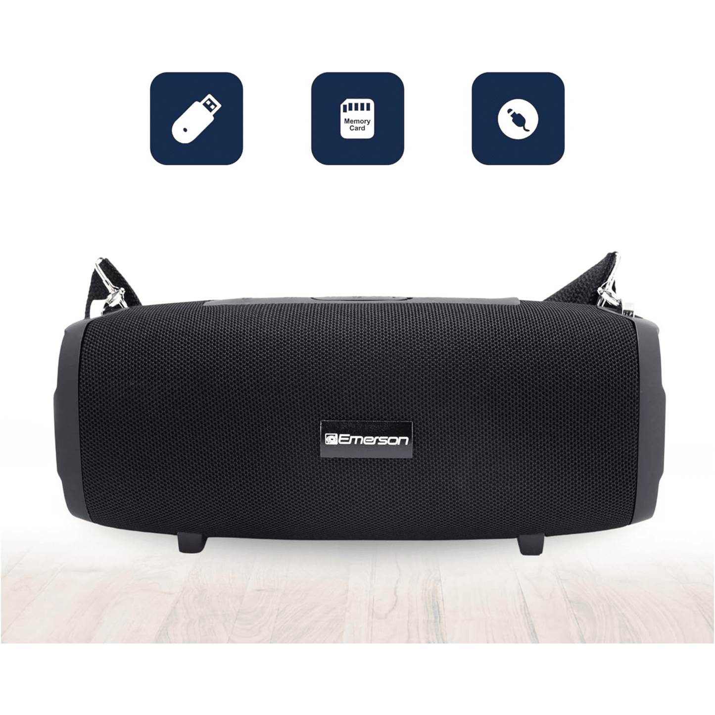 Emerson Portable Bluetooth Speaker with Carrying Strap - Renee Lane Company
