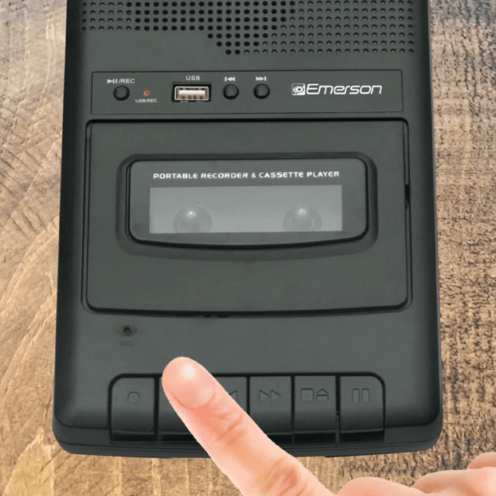 Emerson Portable Cassette Player and Recorder with Digital Conversion - Renee Lane Company