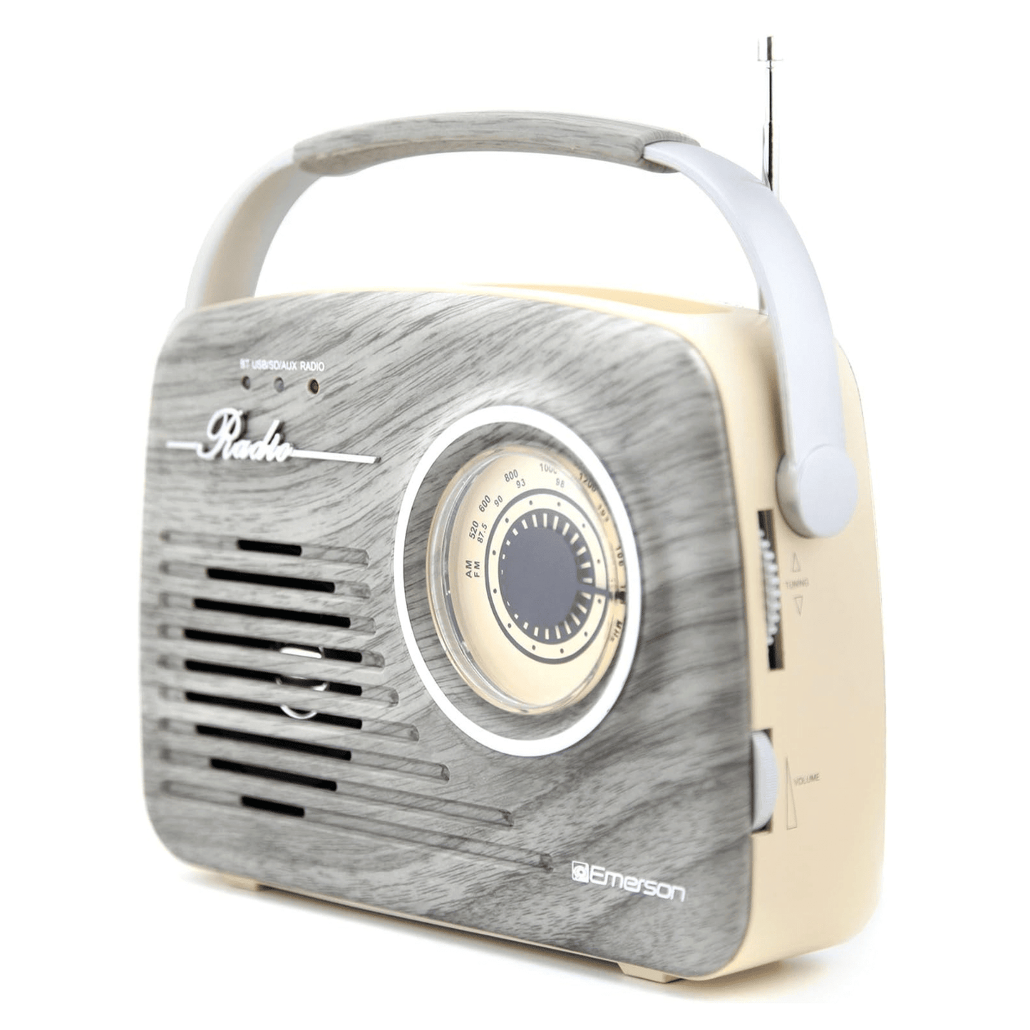 Emerson Portable Retro Radio with Built-In Rechargeable Battery - Renee Lane Company