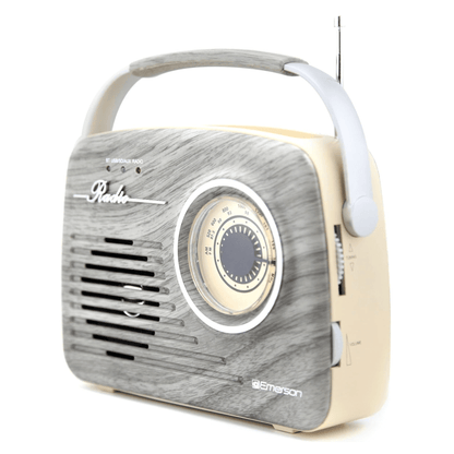 Emerson Portable Retro Radio with Built-In Rechargeable Battery - Renee Lane Company