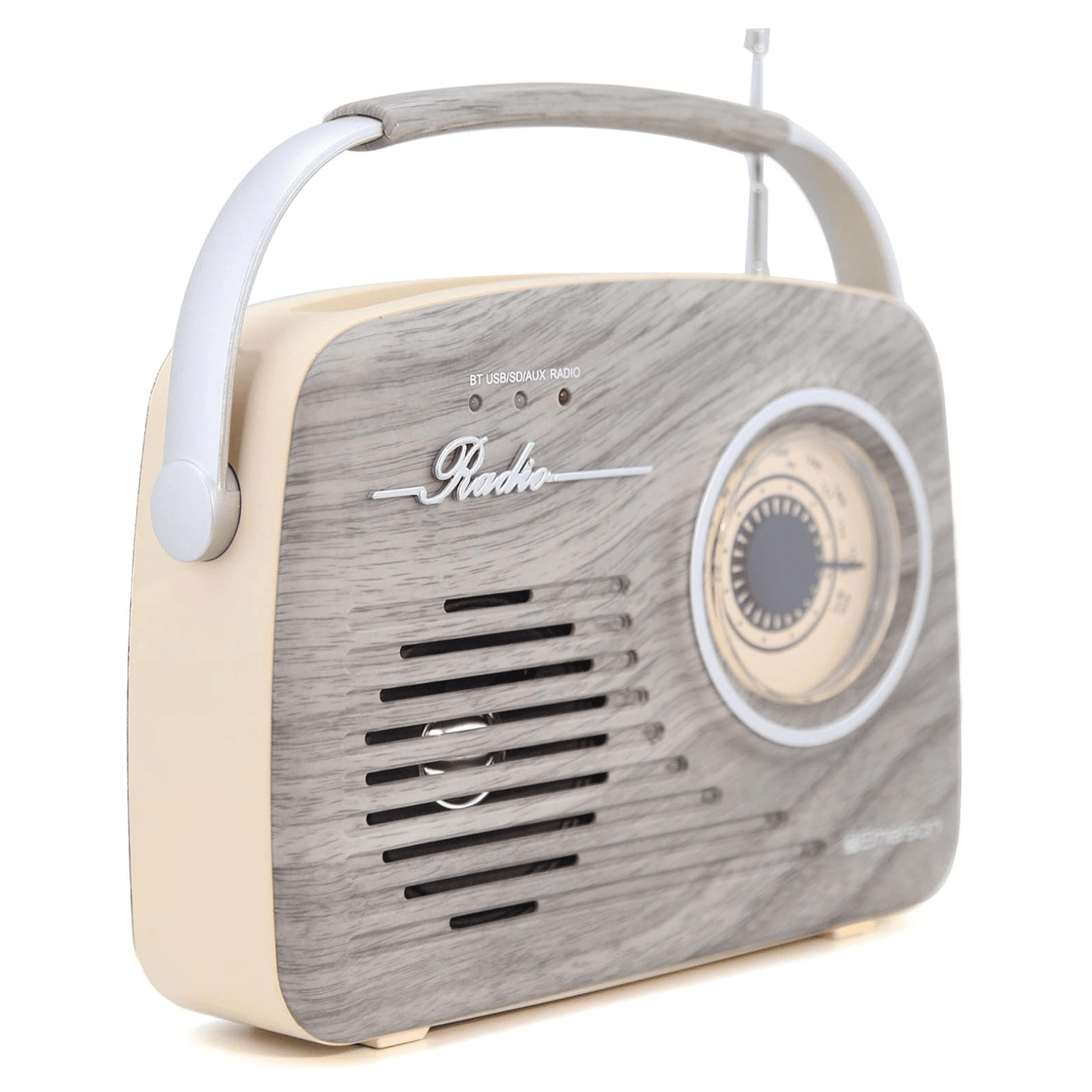 Emerson Portable Retro Radio with Built-In Rechargeable Battery - Renee Lane Company