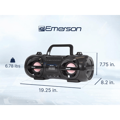 Emerson Retro Portable CD Boombox - Renee Lane Company
