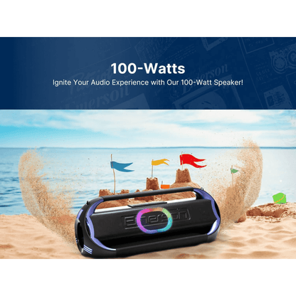 Emerson Triad Grip XL Portable Bluetooth LED Party Speaker - Renee Lane Company