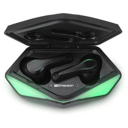 Emerson True Wireless Gaming Earbuds with Charging Case - Renee Lane Company