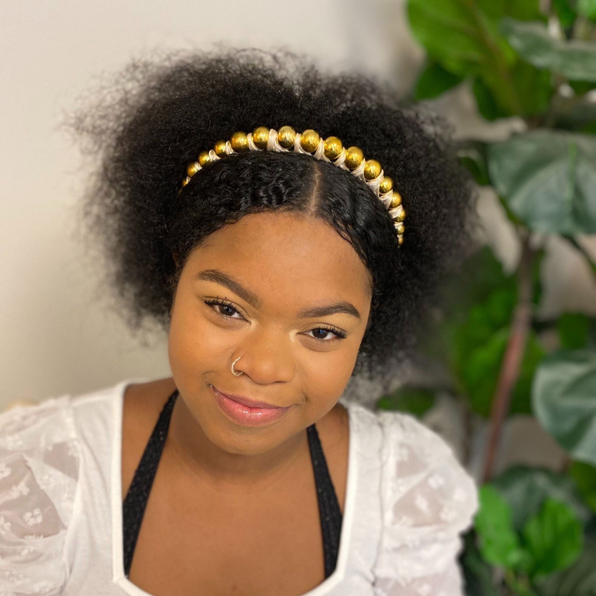 Emily Satin Wrapped Headband - Renee Lane Company